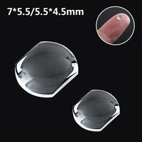 shellhard 1pc sapphire bubble magnifier lens suitable for date window high transparency watch crystal glass 7 0x5 5mm5 5x4 5mm