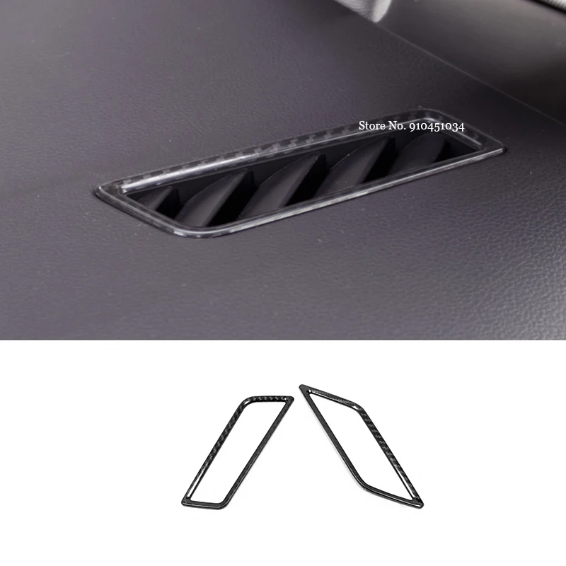 

For VW Volkswagen Golf 8 MK8 2020 2021 Car Accessories LHD Stainless Carbon Car front Small air outlet Decoration Cover Trim