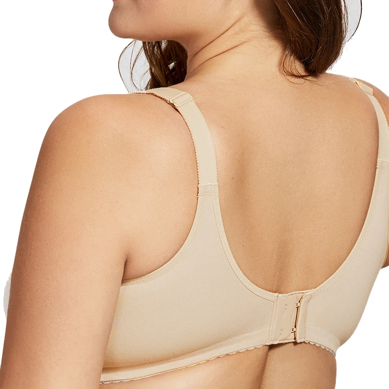 34 36 38 40 42 44 46 48 C D DD E F G H I J BAICLOTHING женский бюстгальтер размера плюс без проволоки из мягкого хлопка с кружевной отделкой