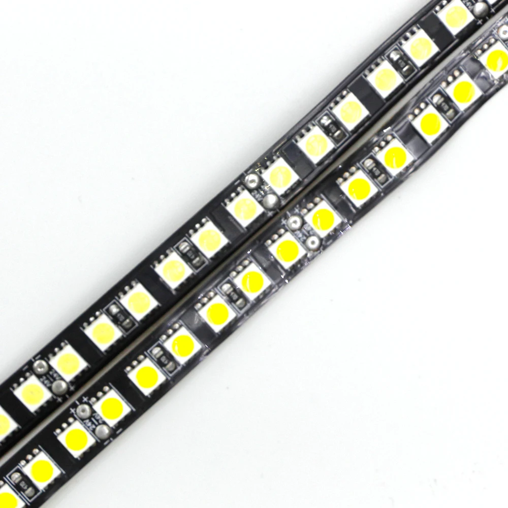 Обновленная версия SMD 5054 Светодиодные ленты задние габаритные огни 12В 5 м 600 светодиодный High Lumen черный PCB светодиодный Диод Светодиодная лента лучше, чем 5050 5630
