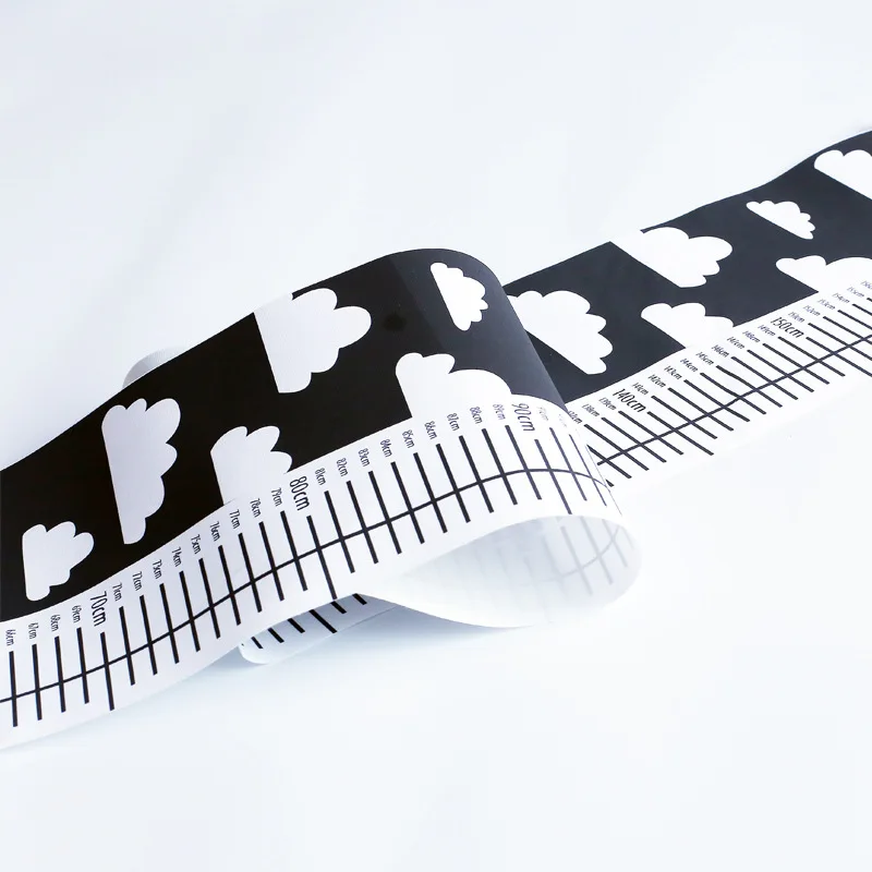 

Nordic style household hot sale simple children's height ruler wooden household height record ruler wall decor