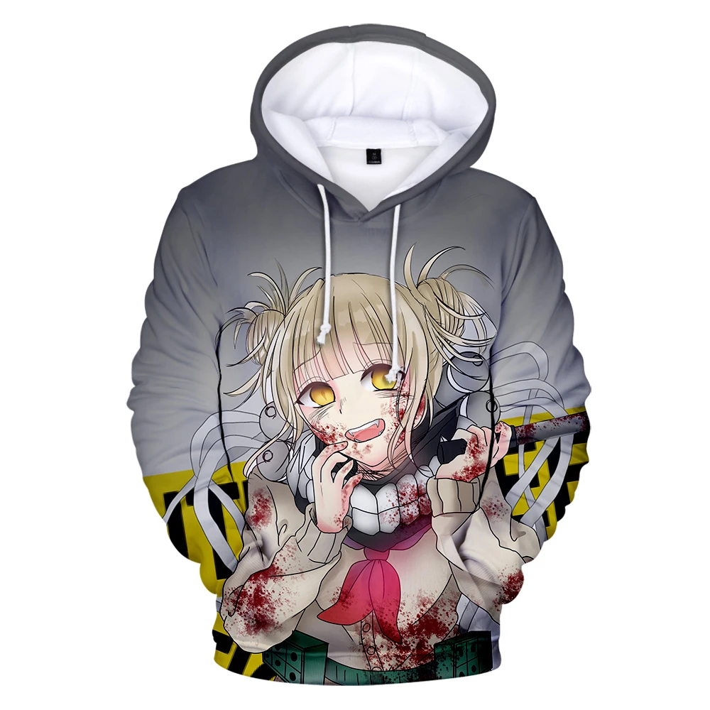 

2020 Himiko Toga Fashion Hot Fashion hoodiehoodies for teen girls Sweatshirts 3D Full Print Sweatshirt Cap Autumn/Winter Coats