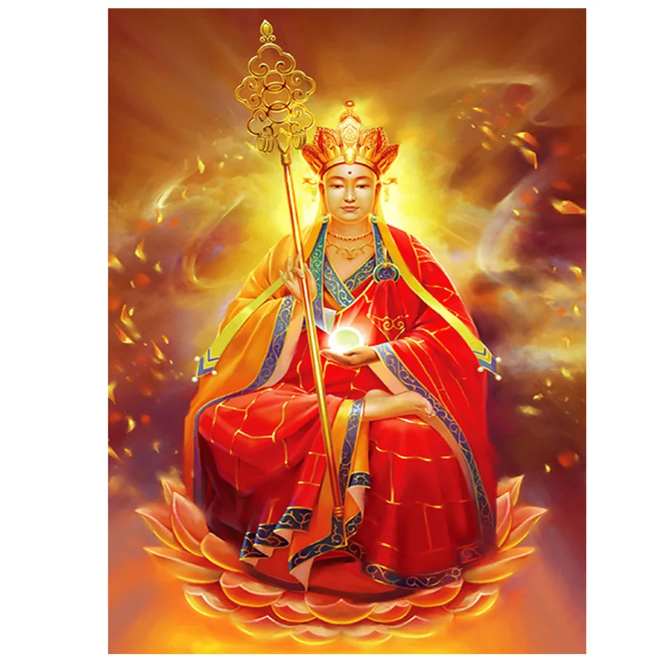 

Full Drill 5D DIY Diamond Embroidery"Buddha Statue"Painting Religion Cross Stitch Square Round Mosaic Diamond Painting Poster,