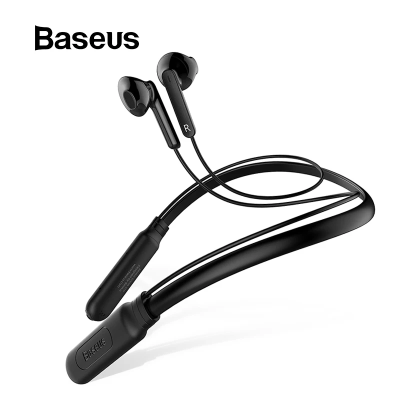 Baseus S16 Bluetooth наушники Встроенный микрофон беспроводные легкие шейные спортивные наушники стерео auriculares для телефона