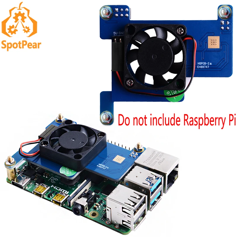 Raspberry Pi Fan PoE HAT для 4B/3B +|Демонстрационные стенды| |