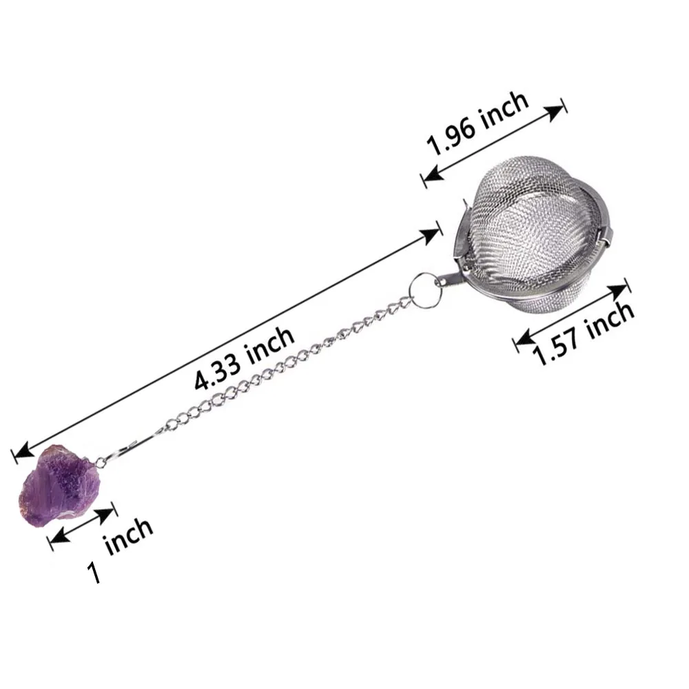 1 шт. натуральный хрустальный шероховатый камень из нержавеющей стали 304 золотой