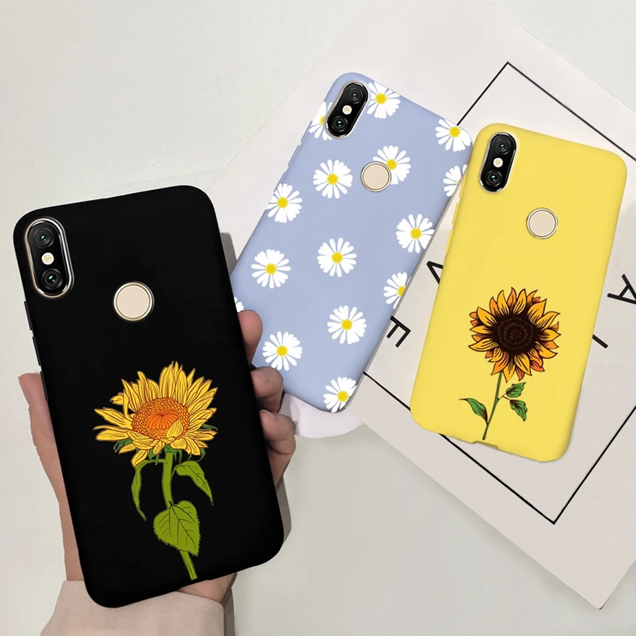 Чехол для Xiaomi Redmi S2 красивые чехлы телефонов с цветами и бабочками S 2 RedmiS2 Мягкая