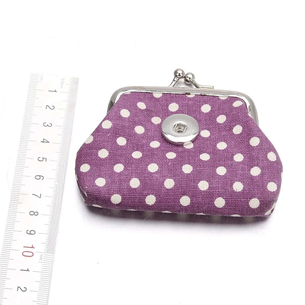 Винтажные Кошельки для монет 4 цвета маленькие кошельки чехол 18 мм кнопок