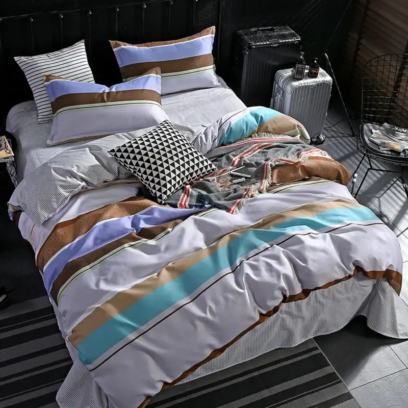 Комплект постельного белья из 57 простых простыней в современном стиле с серыми