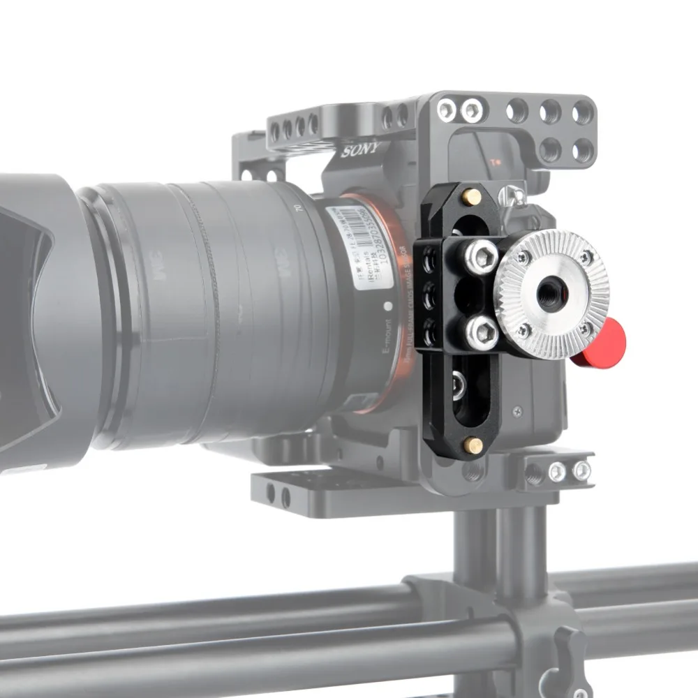 NATO Rail Clamp with ARRI Mount Arri Rosette Adapter NATO Quick Release Clamp for Camera DSLR Shoulder Rig Photography