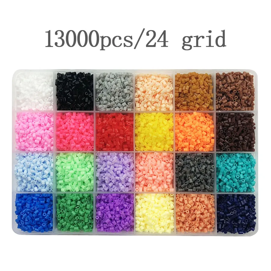 

24/48 Colors 2.6mm Hama beads Education PUPUKOU Iron Beads 100% Quality Guarantee Perler Fuse beads diy toy