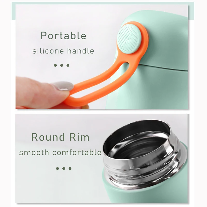 Мини карманная Изолированная чашка портативный маленький милый детский термос