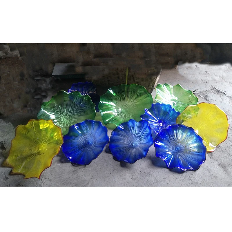 LRW065 Free доставка выдувной светло голубой декоративные итальянские настенные