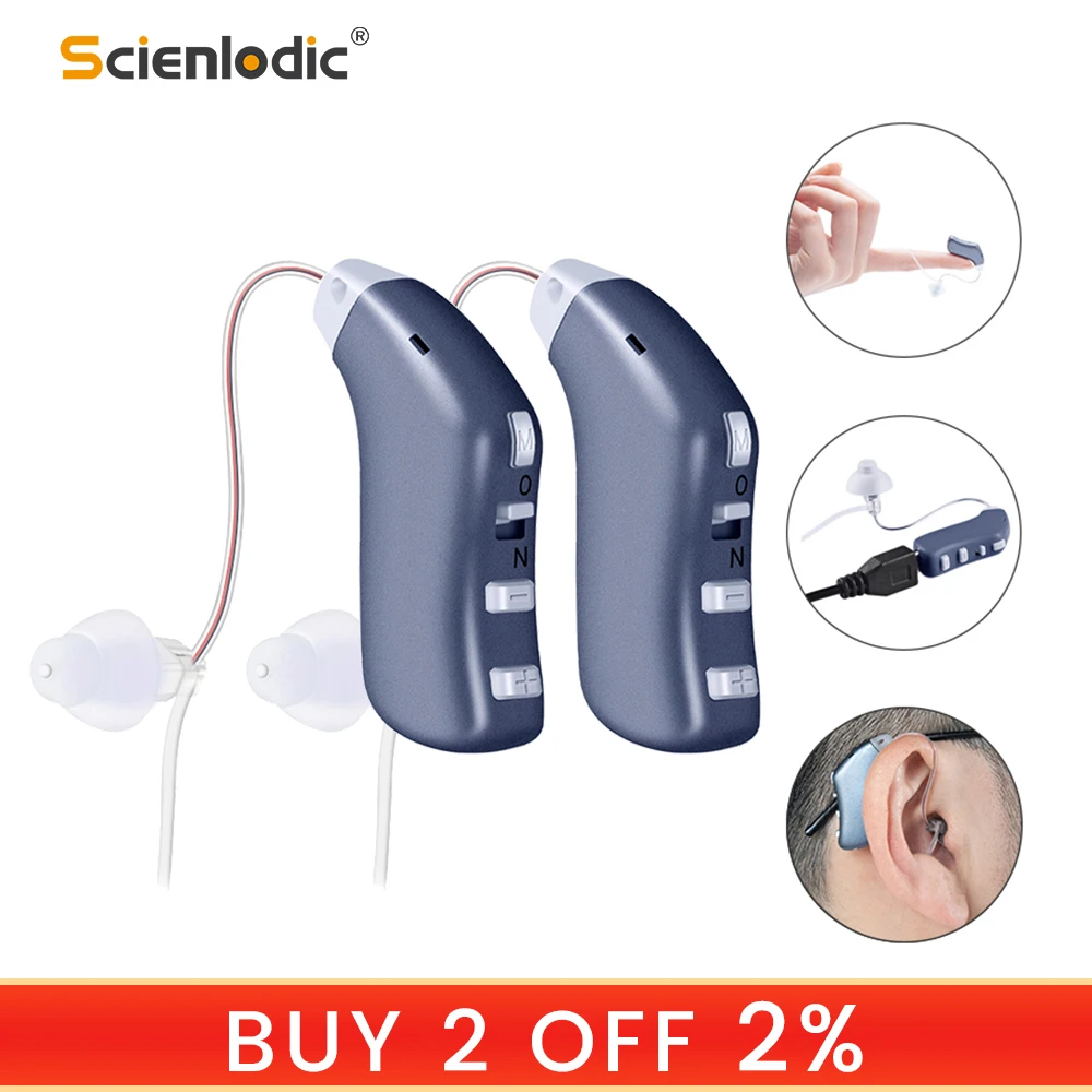 

BTE Hearing Aids Digital Hearing Aid Rechargeable Professional Hearing Device Ear Hearing for Deafness Audifonos Sound Amplifier