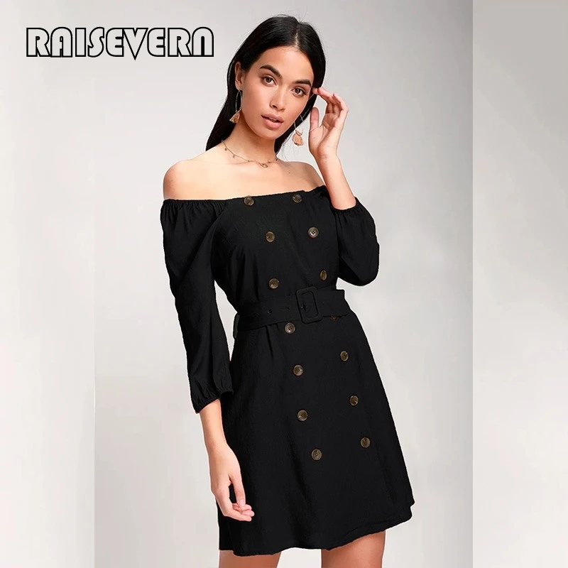 Элегантное женское платье с открытыми плечами на пуговицах оборками пляжный