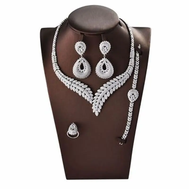 Комплект ювелирных изделий Dazz Женский роскошный комплект из двух цветов с