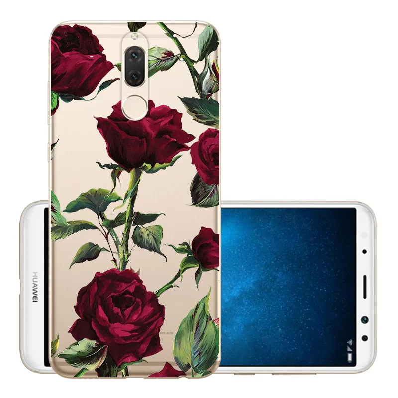 CROWNPRO Мягкий ТПУ для 5," huawei mate 10 Lite чехол-накладка для задней панели телефона Nova 2i/Maimang 6/mate 10 Lite чехол s