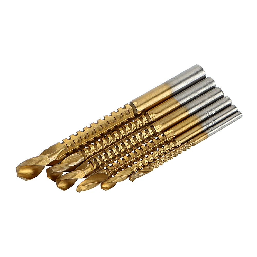 Фрезер DIYWORK с титановым покрытием сверло из быстрорежущей стали для отверстий в