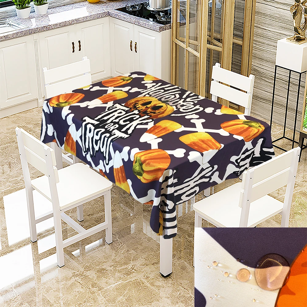 

Tablecloth Pumpkin Halloween Festive Decoration Theme Party Supplies