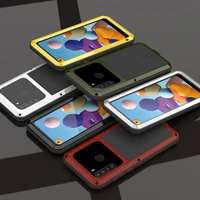 powerful case for samsung galaxy a21 case metal armor shock dirt proof waterproof phone cases for samsung galaxy a21 cover