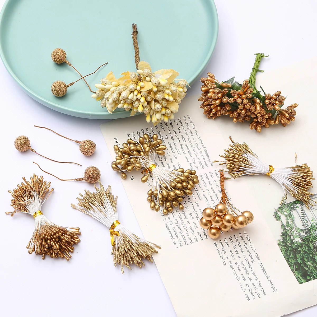 Цвет шампанского золотой искусственный цветок основной настоящий на ощупь букет