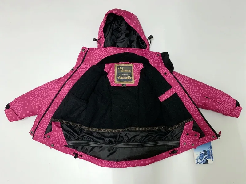 Внешняя торговля Оригинальный детский лыжный костюм дождевик для улицы куртка