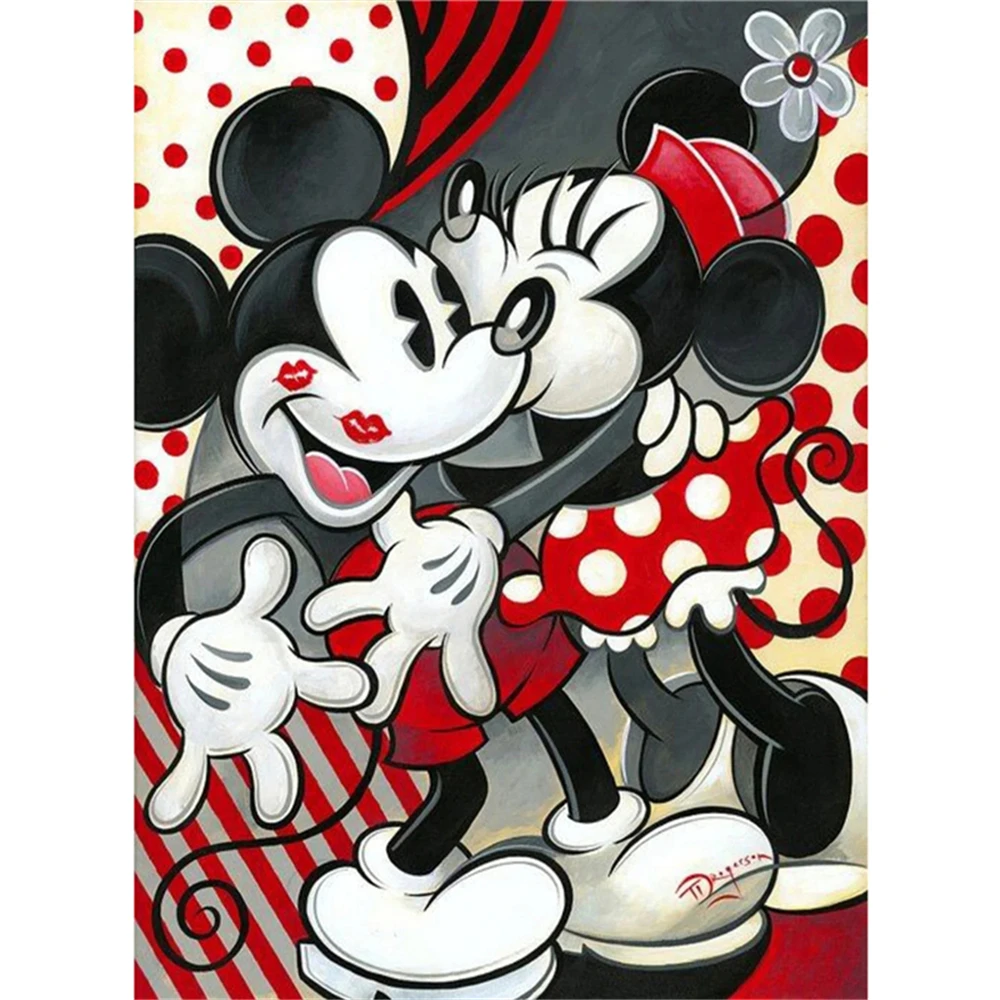 

Disney Full Diamond Paintings Cartoon Mickey mouse Diy Diamond Embroidery Painting Decoration Gift for Family Decorative Pattern
