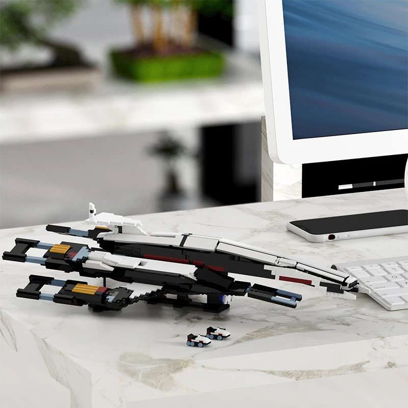 MOC-21578 экшн-стрельба игра в гантели Нормандия строительные блоки набор