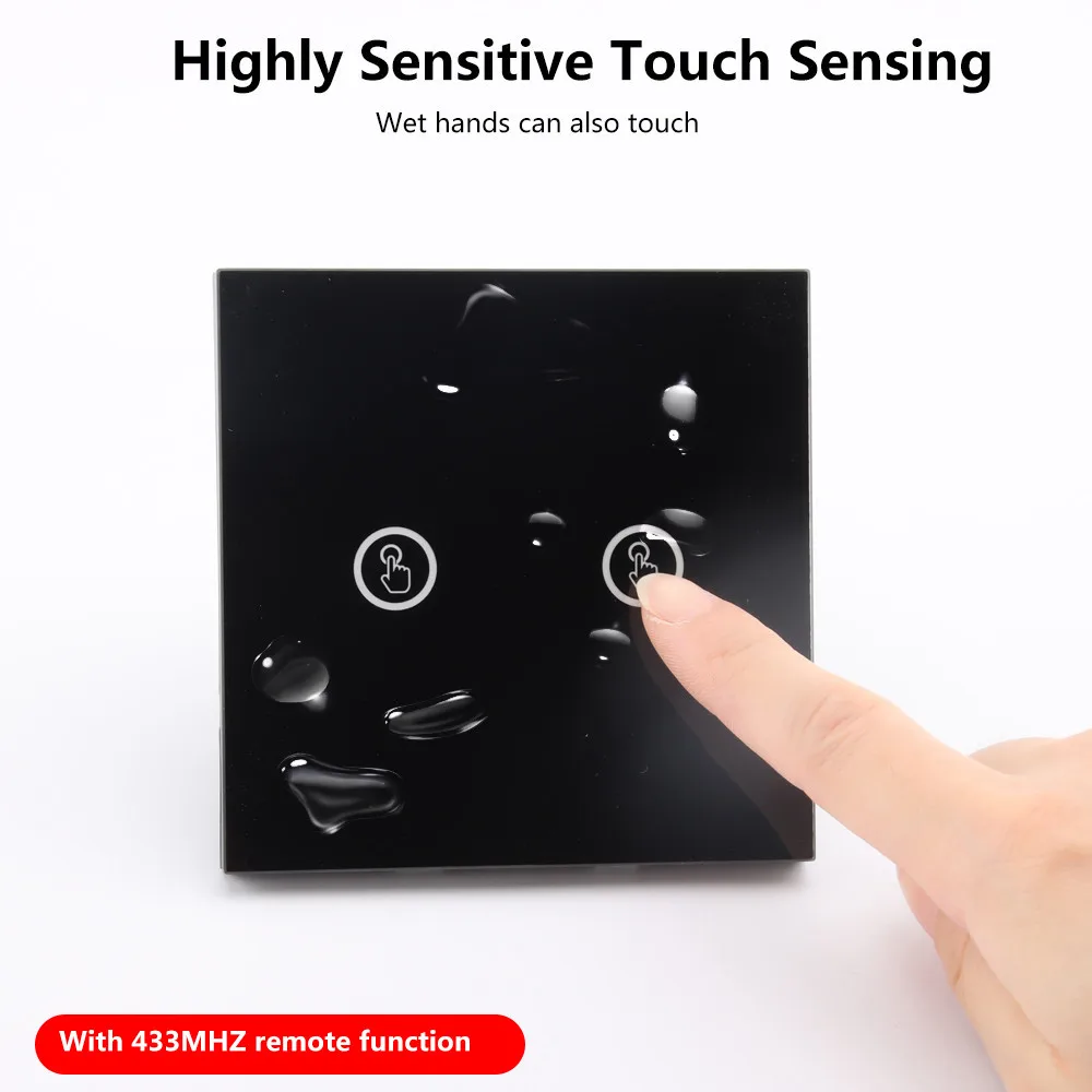 Сенсорный выключатель SMATRUL smart настенный светильник стандарт ЕС 110 В 220 433 МГц