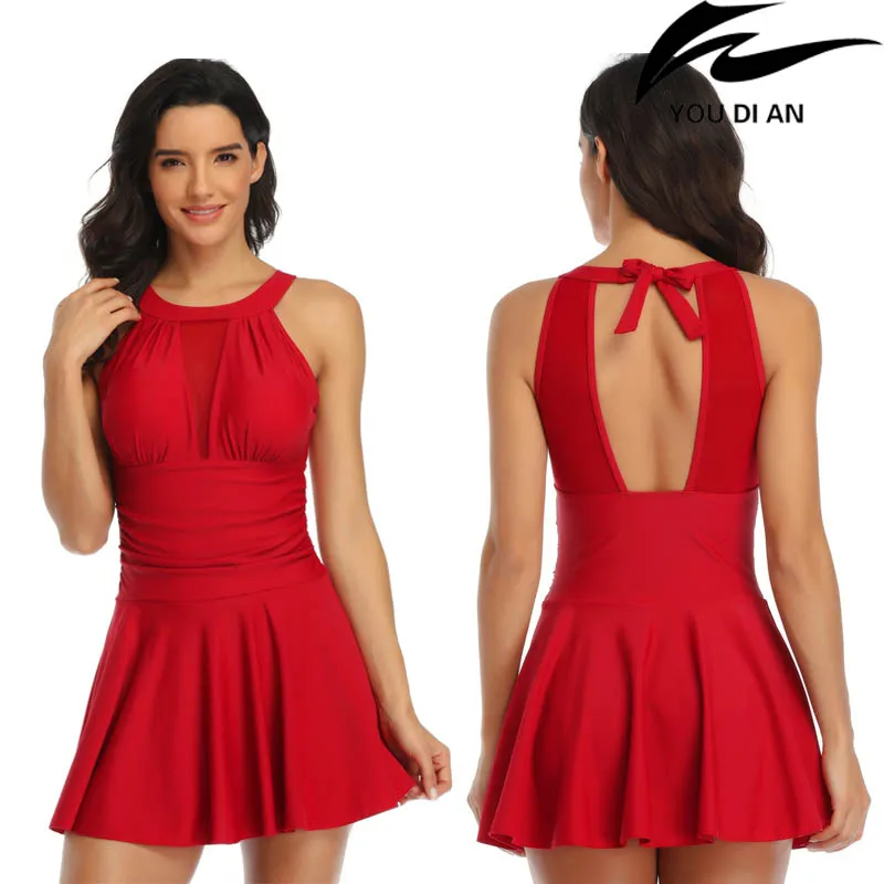 Женский купальник из двух частей купальный костюм размера плюс сплошной черный