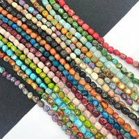 natural emperor stone loose beads irregular colorful crushed stone good luck jewelry diy making bracelet necklace accessories