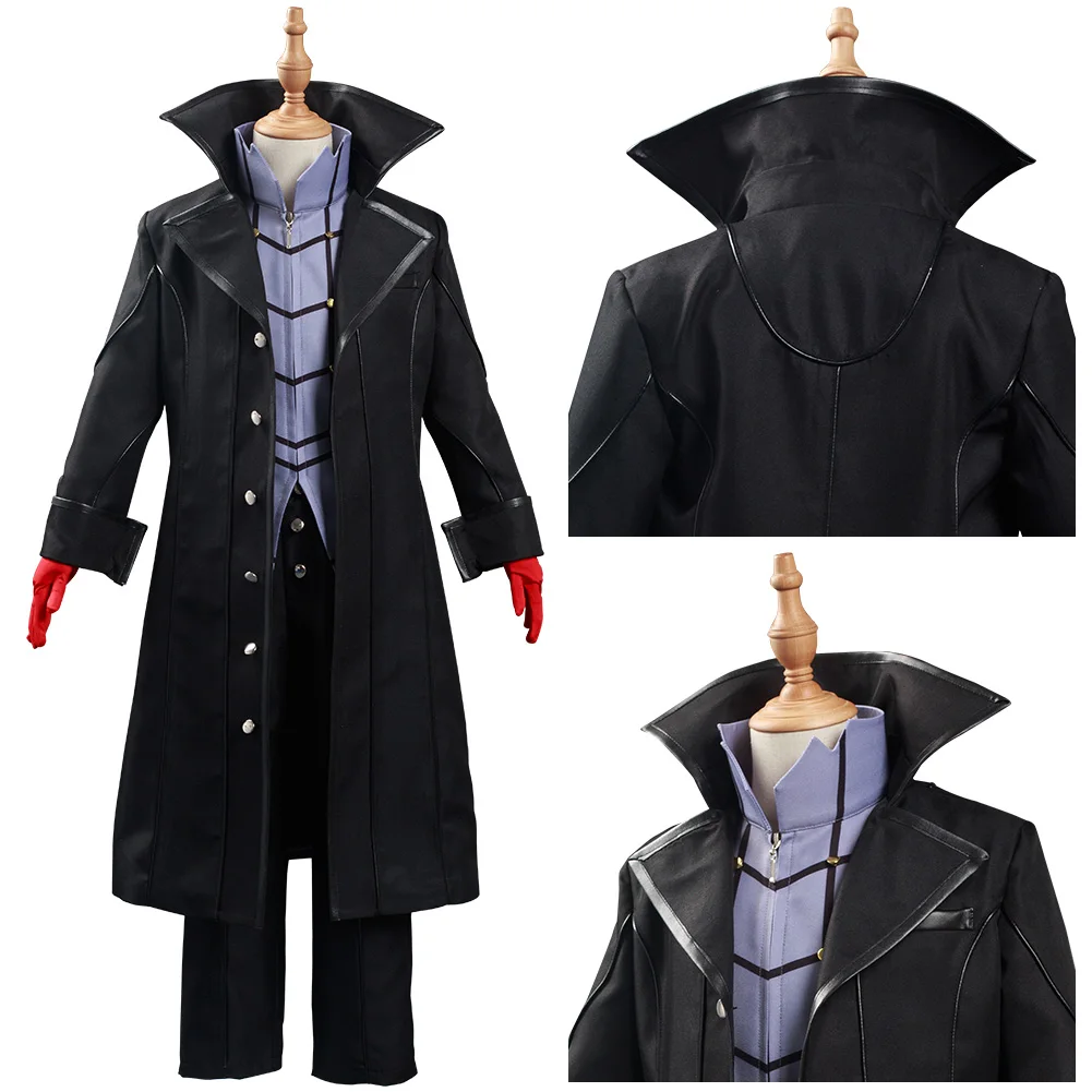 

Persona Joker Cosplay Costume Kids Children Shirt Pants Outfits Halloween Carnival Suit