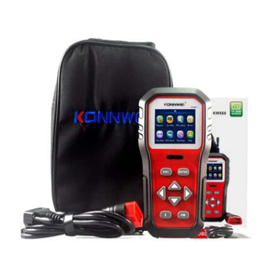 

KONNWEI KW860 OBD II Auto Diagnostic Code Scanner&Reader OBD EOBD Car Engine Fault CAN Diagnostic Scan Tool With I/M Readiness