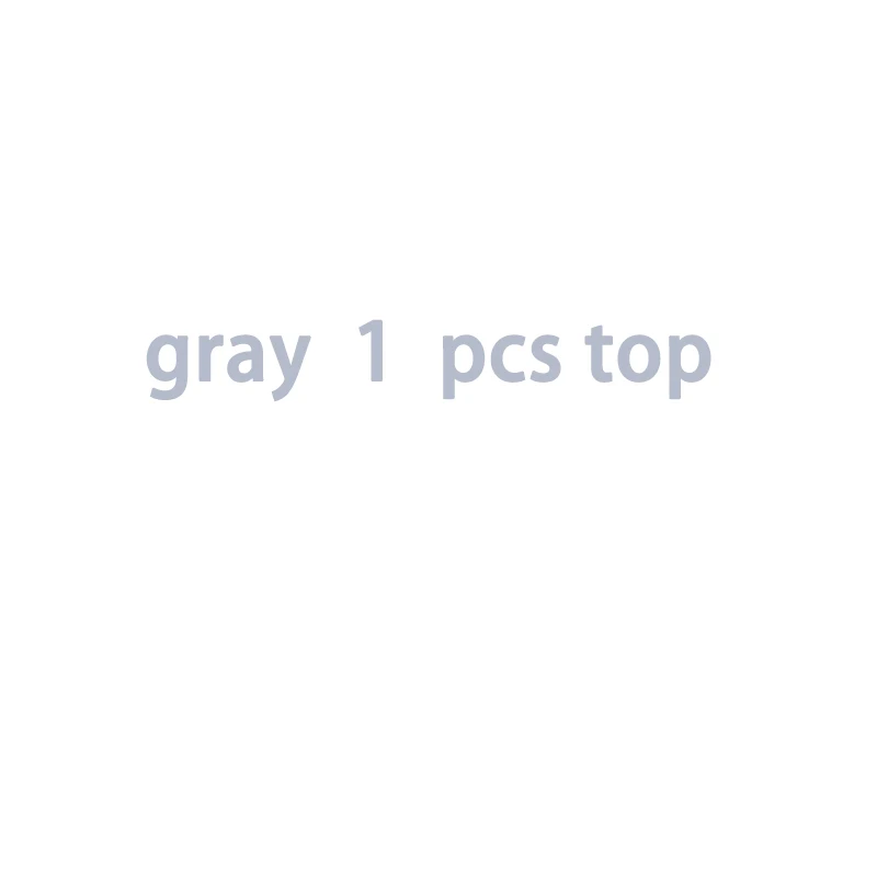 gray 1 pcs top Спортивный костюм для йоги Женская занятийзала для женщин леггинсы дышащая Спортивная одежда Женская Йога - Цвет: gray 1 pcs top