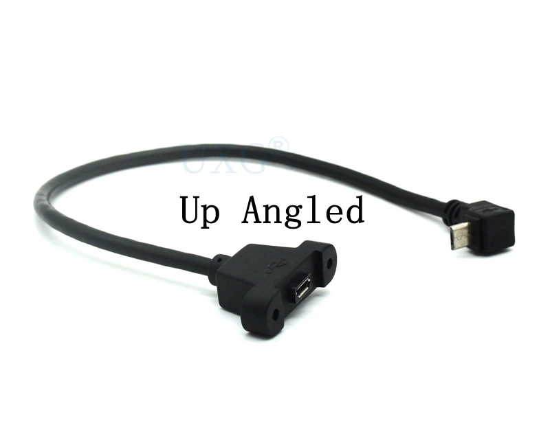 5-контактный разъем Micro-USB 2 0 штекер Micro USB удлинитель 30 см 50 с отверстием для