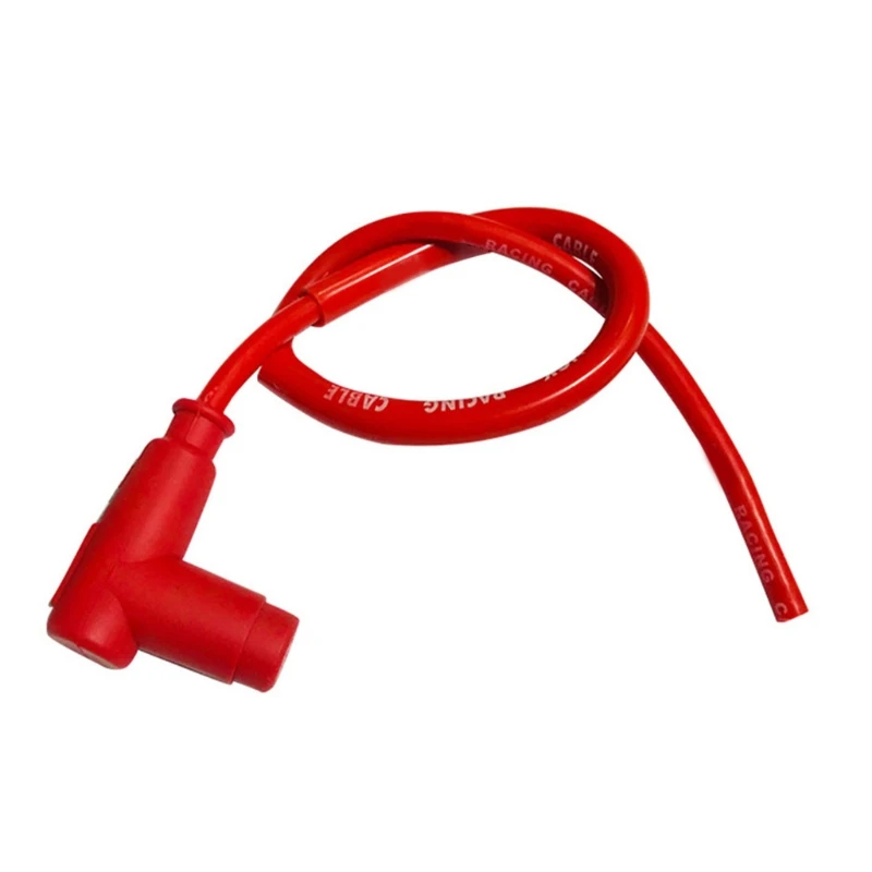 

2022 New Spark Plug Iridium Power Cable Wires Universal Motorcycle Ignition Line Cable Scooter Engine Starting Cable