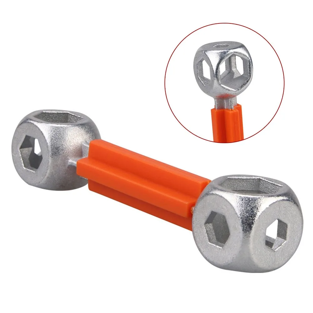 

Silver Bicycle Wrench Tool Hexagonal Wrench 6-15mm 8.7*1.9*1.9cm Bike Bone