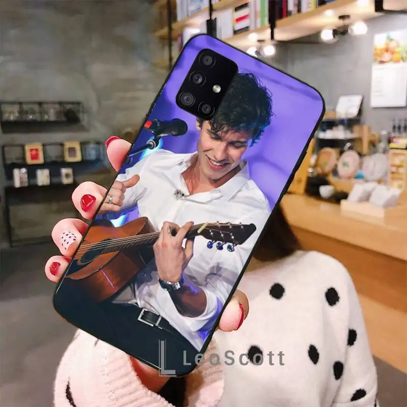 

Shawn Mendes Phone Case For Samsung A40 A31 A50 A51 A71 A20E A20S S8 S9 S10 S20 Plus note 20 ultra