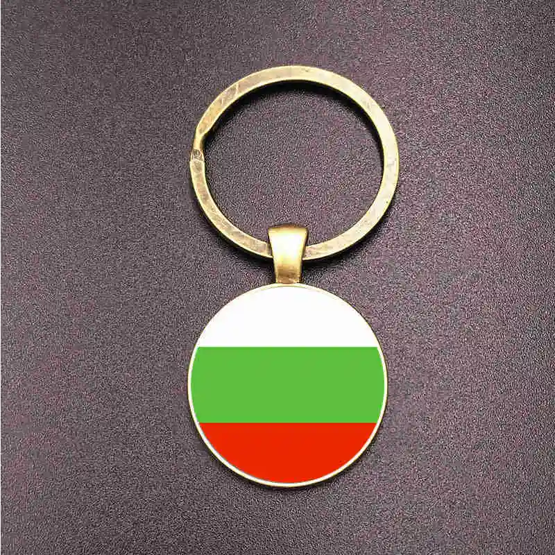 SUTEYI классические брелоки с государственными флагами флаг Болгарии Бельгии