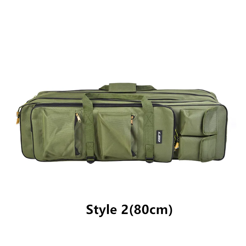 Three-layer Multi-function Foldable Fishing Pole Storage Bag Gear Organizer Backpack Accessories | Спорт и развлечения