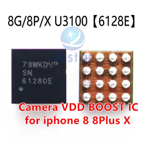 5 шт./лот U3100 камера VDD BOOST IC SN6128E 61280E SN61280E для iphone X 8 8p XS XS-MAX XR 11/11pro/max | Электронные