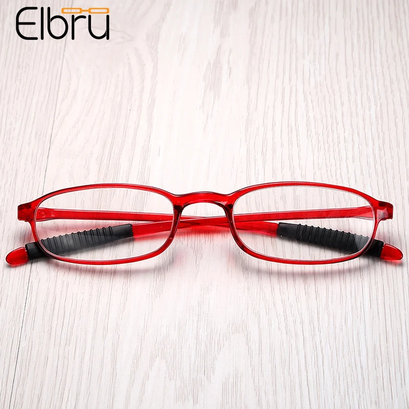 

Elbru 2022 New Ultralight TR90 Small Frame Reading Glasses Vintage HD Presbyopic Magnifier Non-slip Rubber Leg Eyewear +1.0 +4.0