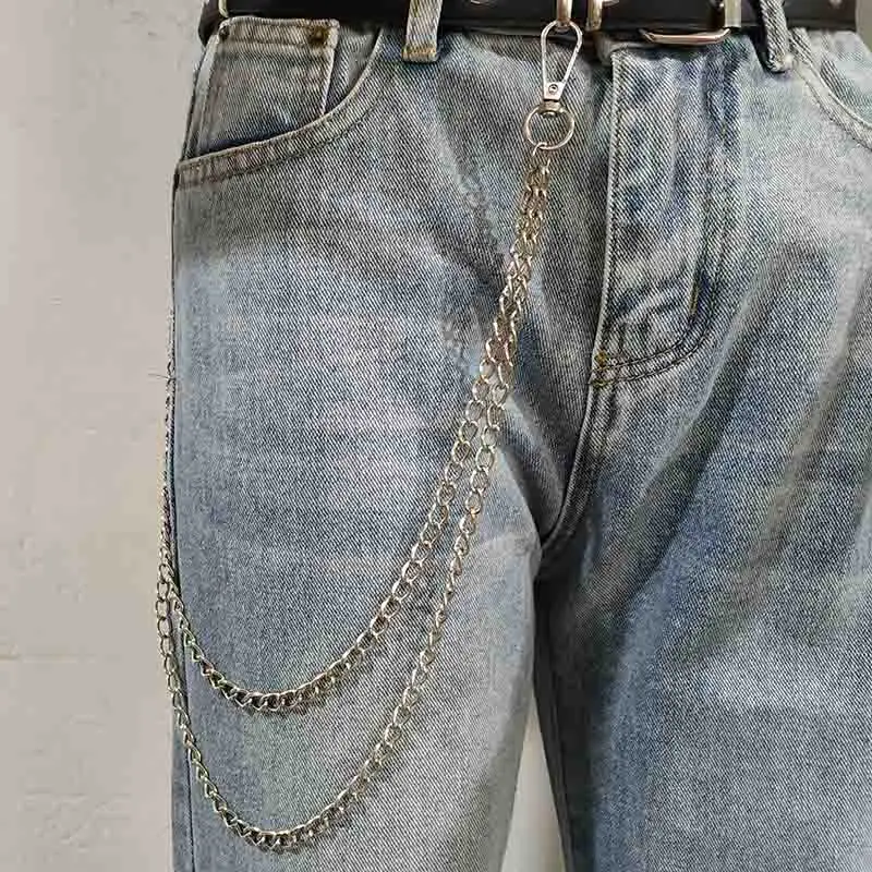 

Key chain Metal Wallet Chain Leash Pant Jean Fashion Clip Men's Hip Hop Jewelry