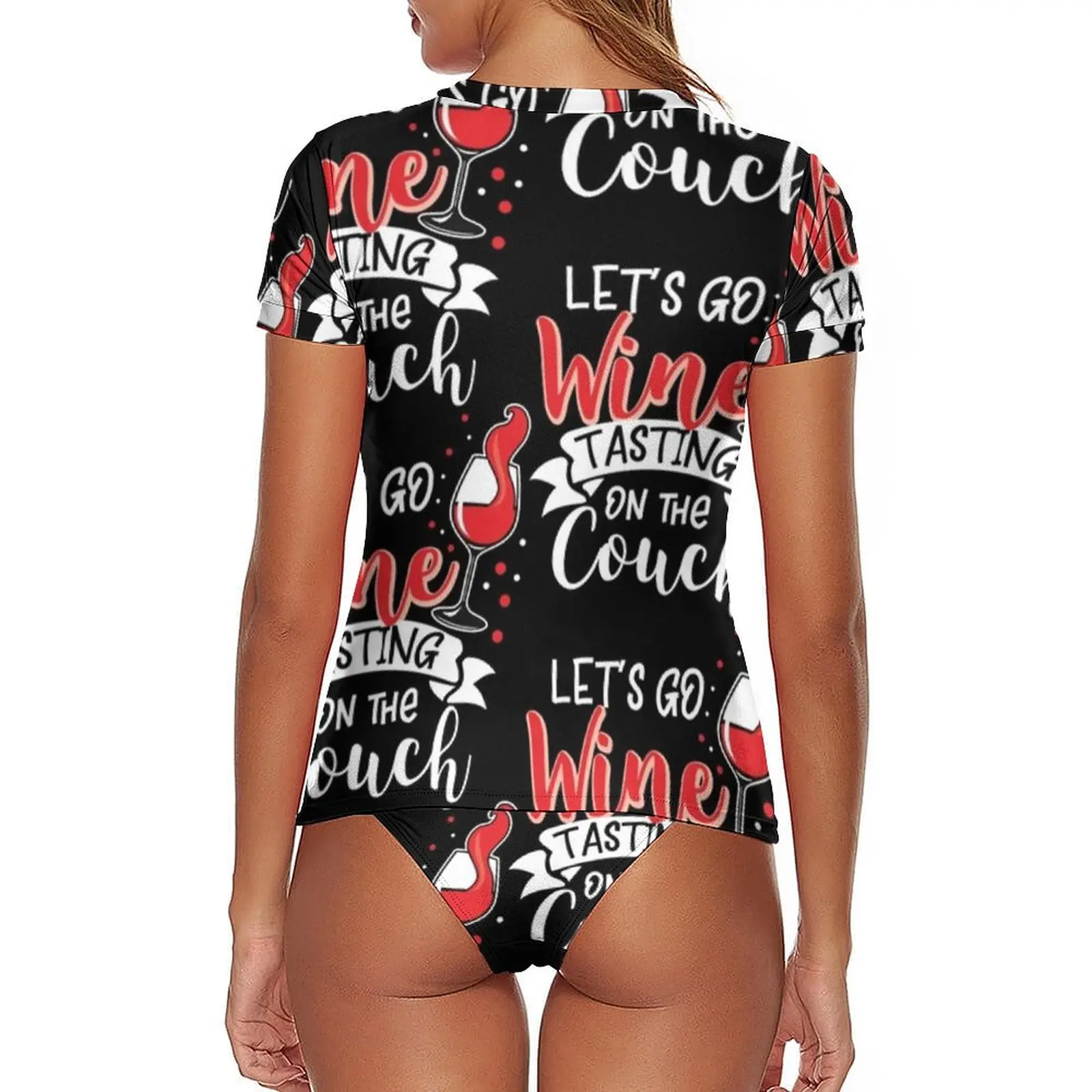 Винный танкини купальник с подтяжками Модный женский бассейн 2 предмета