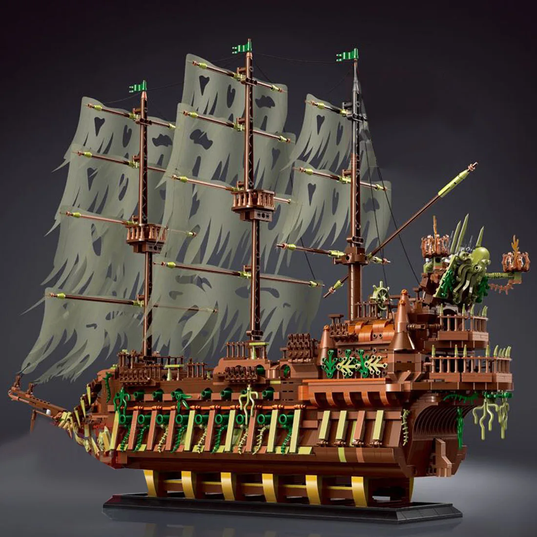 

Modiker 3653+Pcs Christmas Gift Pirate Ship Steamship Bricks Small Particle DIY Building Blocks Steam Toy