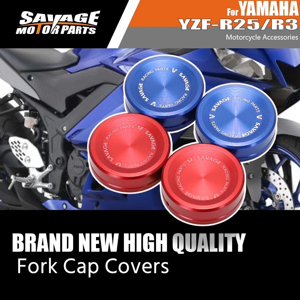 

Motorcycle Accessories Fork Cap Covers For YAMAHA YZF-R25 YZF-R3 MT-25 MT-03 YZF MT 2015-2018 Motor Fork Protection Center Caps