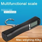 40 кг x 10 г Висячие Цифровые весы для рыбалки багаж путешествия вес ing Steelyard подвесные электронные весы с крючком, кухонный весовой инструмент