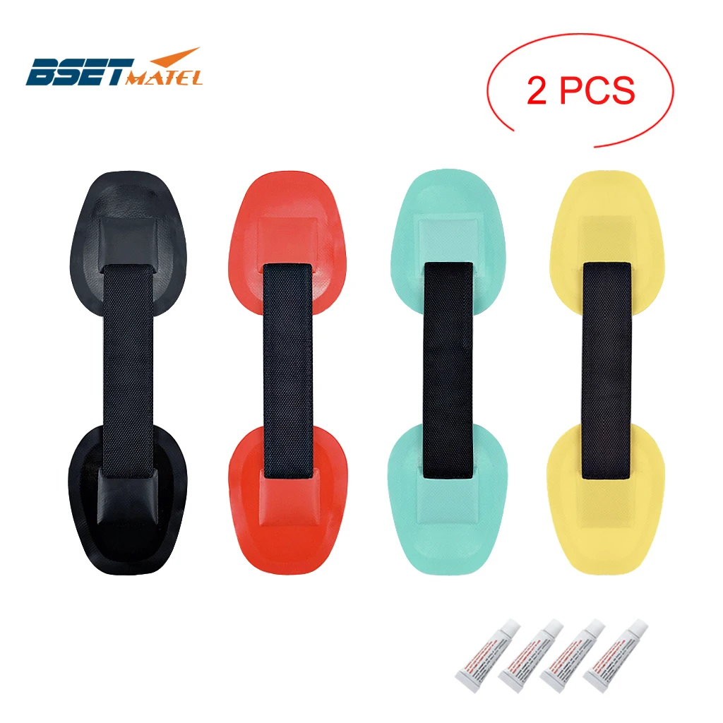 

2X Inflatable Fishing Boat PVC Carry Handle Grab Seat Strap Patch Fixed Webbing Boat Kayak Canoe Rubber Dinghy Yacht Accessories