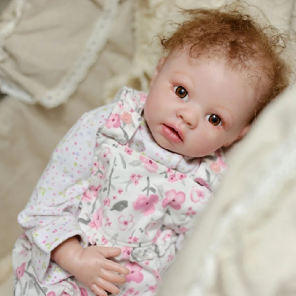 Ручная работа DIY 20 дюймов bebe Reborn Kit мягкий силиконовый пустой детский Кукольный