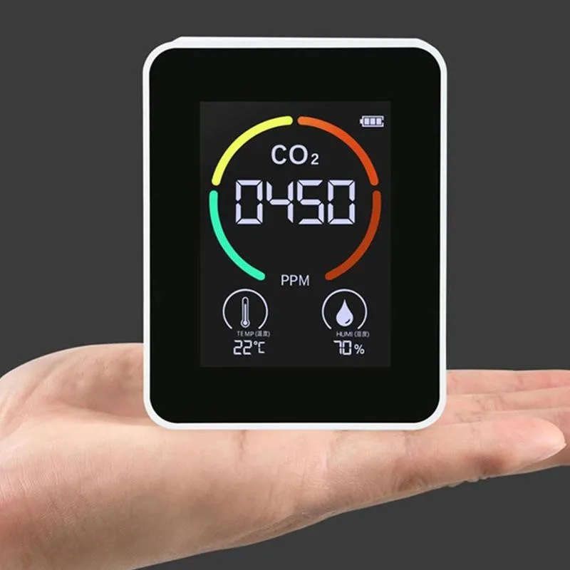

NEW Gas Detector CO2 Meter Multifunctional Household Air LCD Display with Tester Humidity Monitor Quality Temperature Backl R8L5